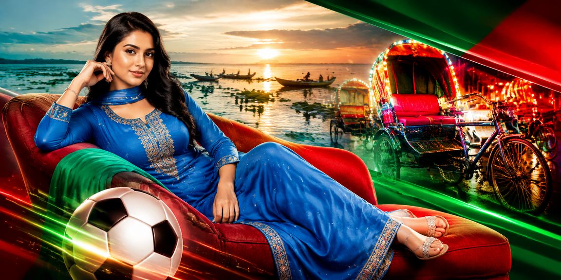 ঢাকায় সালোয়ার কামিজ পরা একজন ব্যক্তি মোবাইলে top 555 ফুটবল বেটিং করছেন